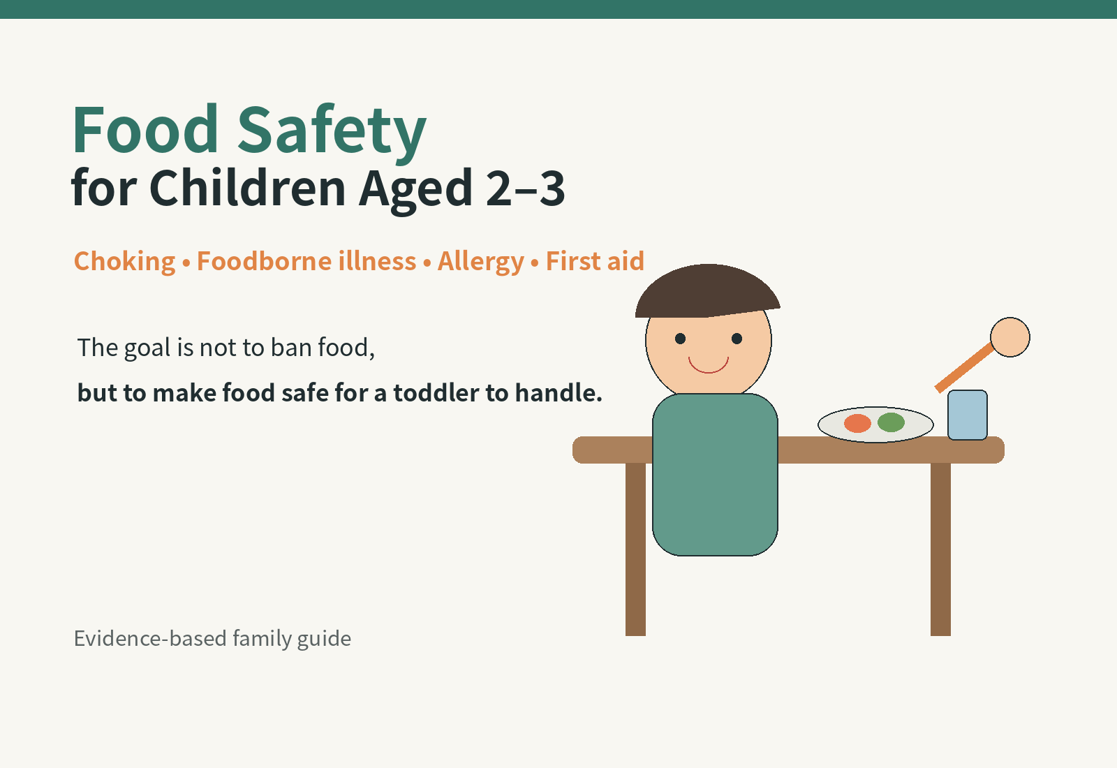 Food Safety for Children Aged 2–3: A Practical, Evidence-Based Family Guide