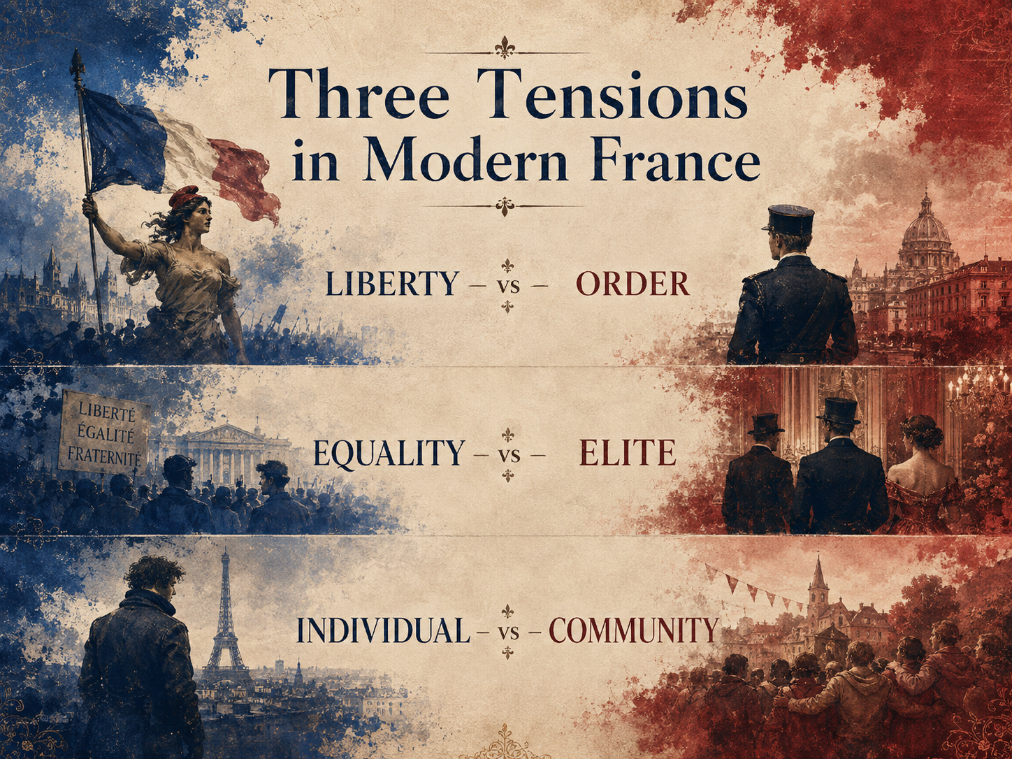 Illustration of French history