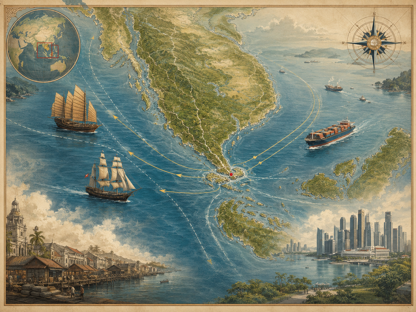 Singapore history and urban development