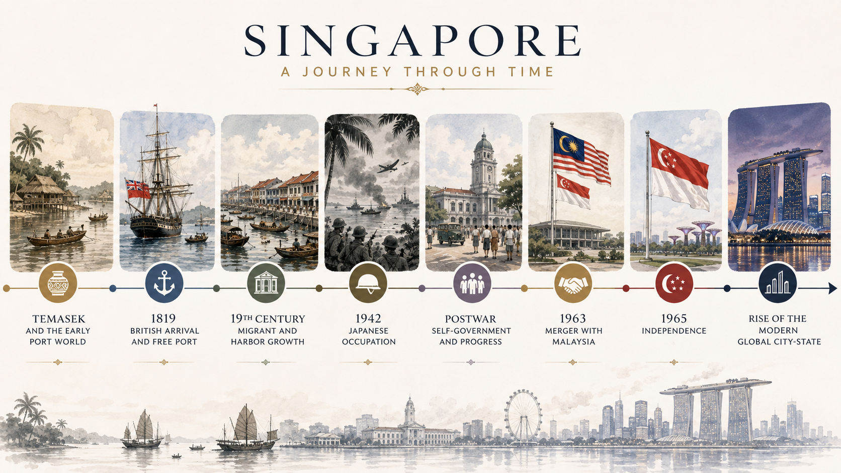 Singapore history and urban development